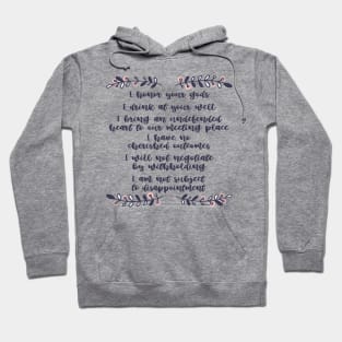 Friendship Promise Poem Hoodie